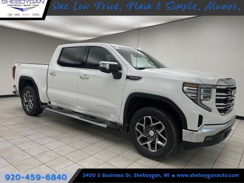 Summit White 2026 GMC Sierra 1500 SLT