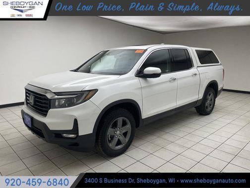 Platinum White Pearl 2023 Honda Ridgeline RTL-E