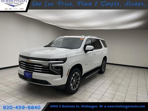 Summit White 2026 Chevrolet Tahoe LT