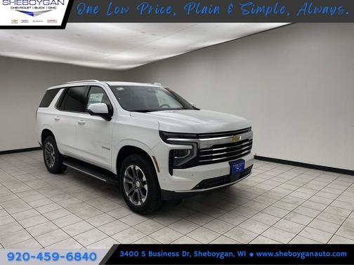 Summit White 2026 Chevrolet Tahoe LT