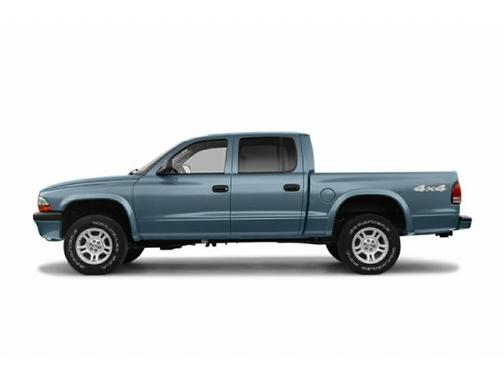 Graphite Metallic Clearcoat 2004 Dodge Dakota SLT Quad Cab