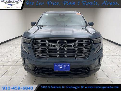 Glacier White Tricoat 2026 GMC Acadia Denali