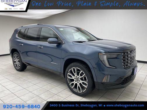 Glacier White Tricoat 2026 GMC Acadia Denali