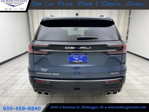 Glacier White Tricoat 2026 GMC Acadia Denali