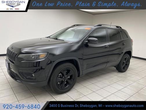 Diamond Black Crystal Pearlcoat 2021 Jeep Cherokee Altitude