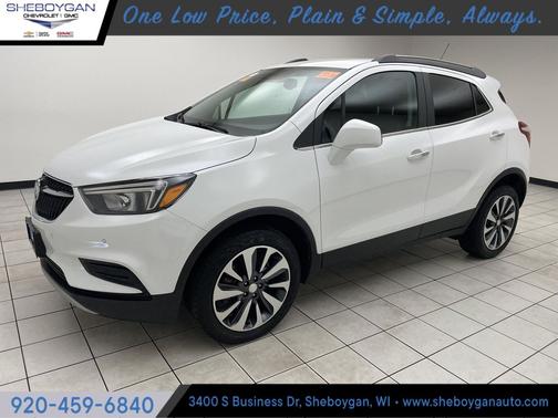 Summit White 2022 Buick Encore Preferred