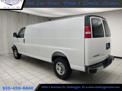 Summit White 2025 Chevrolet Express 3500 RWD 3500 Extended Wheelbase WT