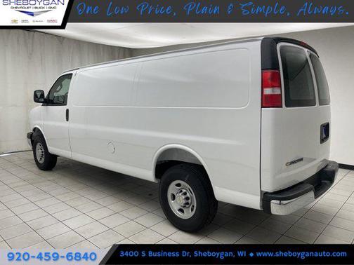 Summit White 2025 Chevrolet Express 3500 RWD 3500 Extended Wheelbase WT