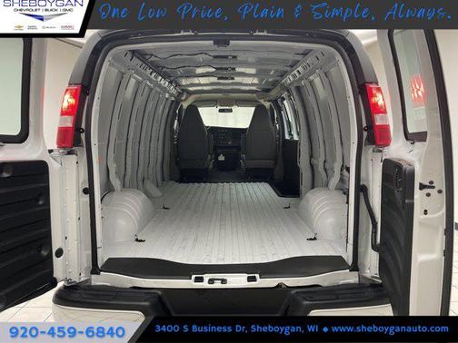 Summit White 2025 Chevrolet Express 3500 RWD 3500 Extended Wheelbase WT