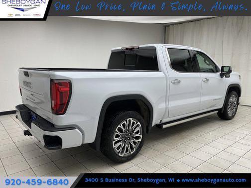 Glacier White Tricoat 2026 GMC Sierra 1500 Denali Ultimate