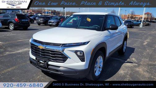 Summit White 2025 Chevrolet Trailblazer LS