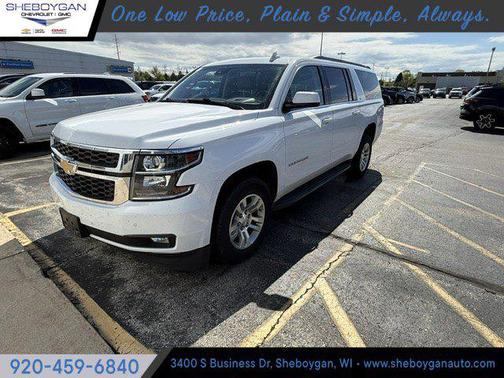 Summit White 2019 Chevrolet Suburban LT