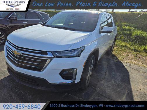 Summit White 2023 Chevrolet Traverse LT Leather