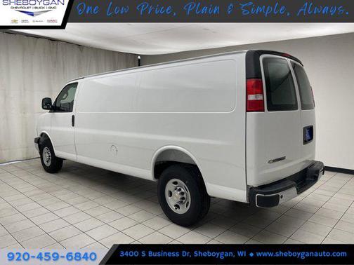 Summit White 2025 Chevrolet Express 3500 RWD 3500 Extended Wheelbase WT