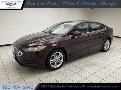 Burgundy 2018 Ford Fusion SE