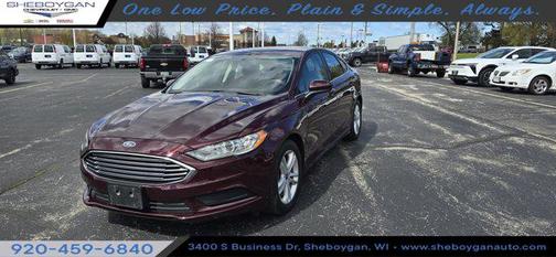 Burgundy 2018 Ford Fusion SE