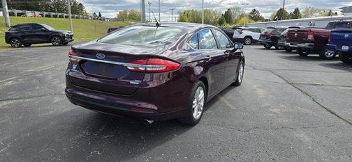 Burgundy 2018 Ford Fusion SE