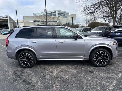 Aurora Silver 2026 Volvo XC90 Ultra Dark Theme, B6 AWD Gas (mild hybrid), Gasoline, 6 Seats