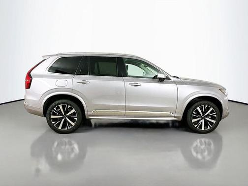 Aurora Silver 2026 Volvo XC90 Core, B5 AWD Gas (mild hybrid), Gasoline, Bright, 7 Seats