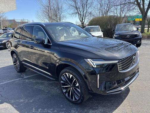Onyx Black Metallic 2026 Volvo XC90 Plus, B5 AWD Gas (mild hybrid), Gasoline, Bright, 7 Seats