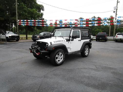 White 2012 Jeep Wrangler Sport