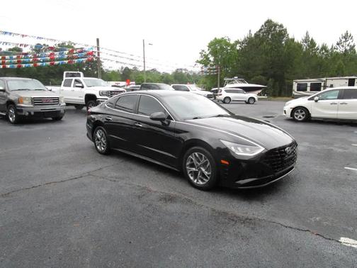 Black 2020 Hyundai SONATA SEL