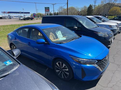 Electric Blue Metallic 2025 Nissan Sentra SV