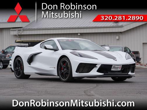 Arctic White 2023 Chevrolet Corvette Stingray w/3LT
