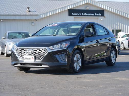 Black Noir Pearl 2020 Hyundai IONIQ Hybrid Blue