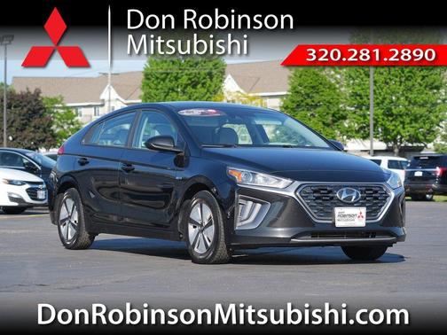 Black Noir Pearl 2020 Hyundai IONIQ Hybrid Blue