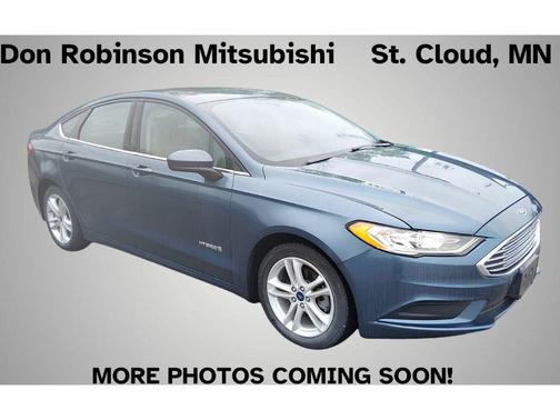 Blue Metallic 2018 Ford Fusion Hybrid S