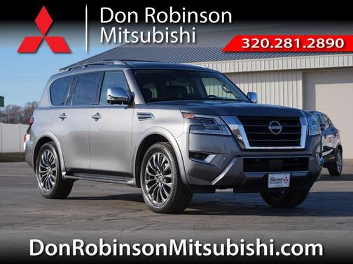 Gun Metallic 2021 Nissan Armada Platinum