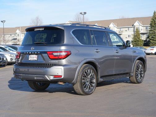 Gun Metallic 2021 Nissan Armada Platinum