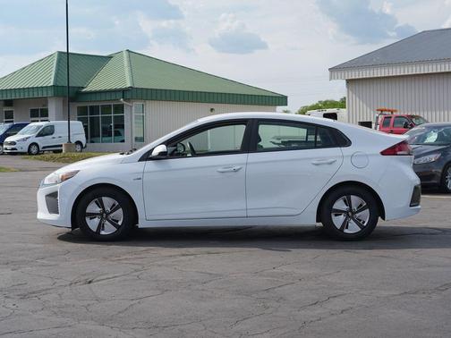 Ceramic White 2019 Hyundai IONIQ Hybrid Blue
