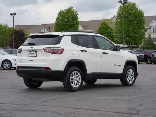White Clearcoat 2018 Jeep Compass Sport