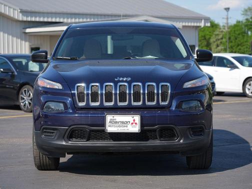 True Blue Pearlcoat 2016 Jeep Cherokee Sport