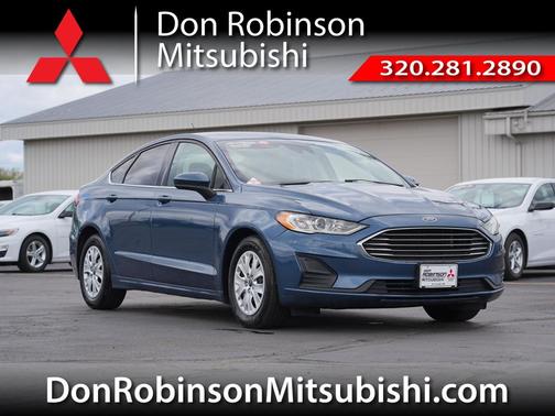 Blue Metallic 2019 Ford Fusion S