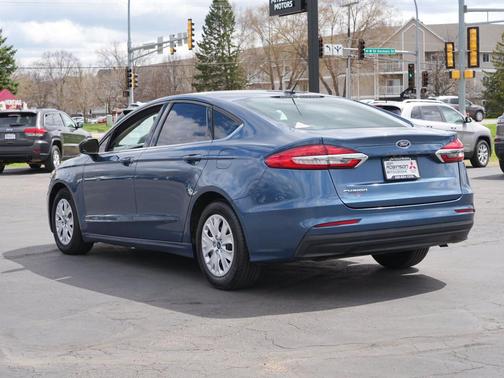 Blue Metallic 2019 Ford Fusion S