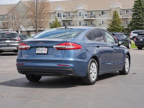 Blue Metallic 2019 Ford Fusion S