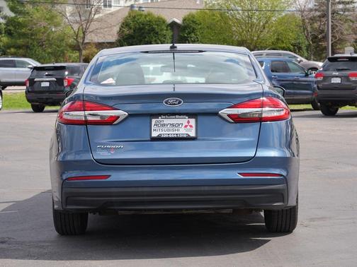 Blue Metallic 2019 Ford Fusion S