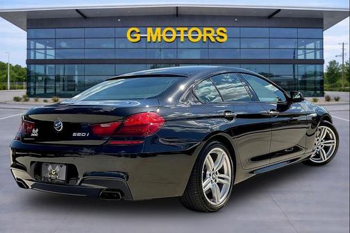 BLACK 2014 BMW 650 I GRAN COUPE