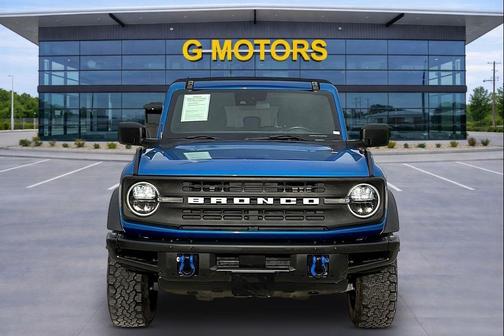 Velocity Blue Metallic 2021 Ford Bronco Black Diamond