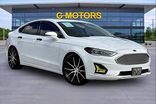 WHITE 2019 Ford Fusion Titanium