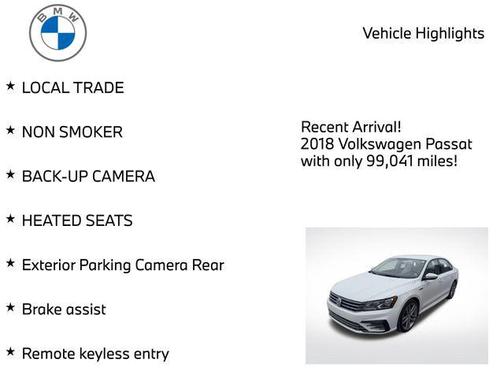 2018 Volkswagen Passat 2.0T R-Line