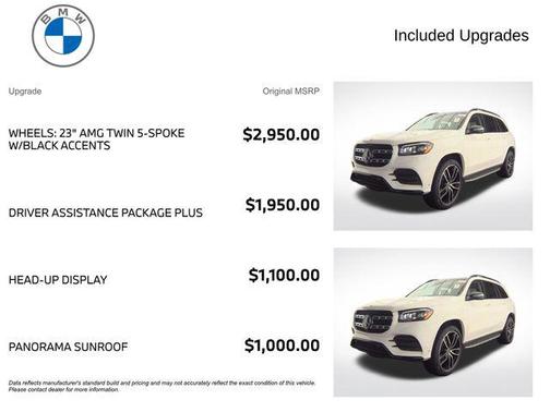 White 2021 Mercedes-Benz GLS 580 4MATIC