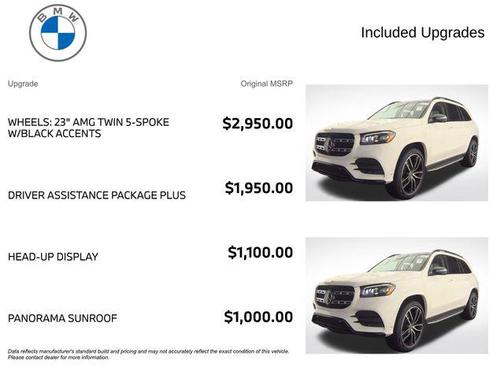 White 2021 Mercedes-Benz GLS 580 4MATIC