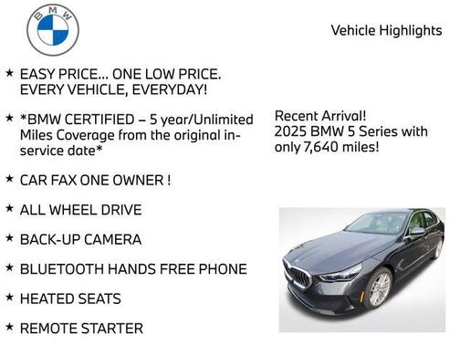 2025 BMW 530 i xDrive