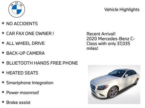 2020 Mercedes-Benz C-Class C 300 4MATIC