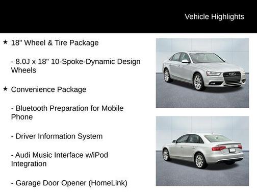 2013 Audi A4 2.0T Premium Plus quattro