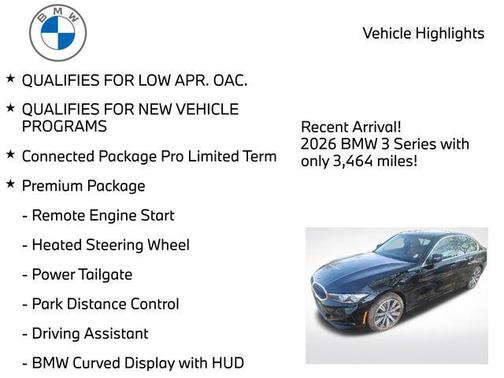 Jet Black 2026 BMW 330 xDrive